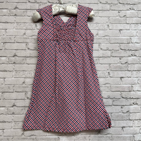 Fun to the 4th Size 3T Dress Patriotic USA Red White & Blue Checked July 4th - Picture 2 of 12